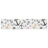 Anchors Rudders pattern Table Runner