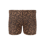 coffee bean pattern Men's Swimming Trunks