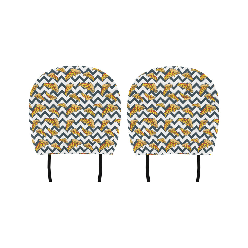 Pizza design pattern Car Headrest Cover