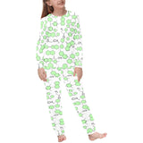 Chemistry Periodic Table Pattern Print Design 03 Kids' Boys' Girls' All Over Print Pajama Set