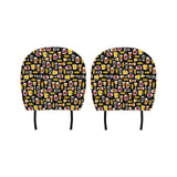 Beer type pattern Car Headrest Cover