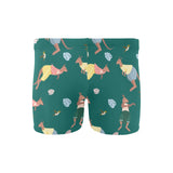 Kangaroo leaves pattern Men's Swimming Trunks