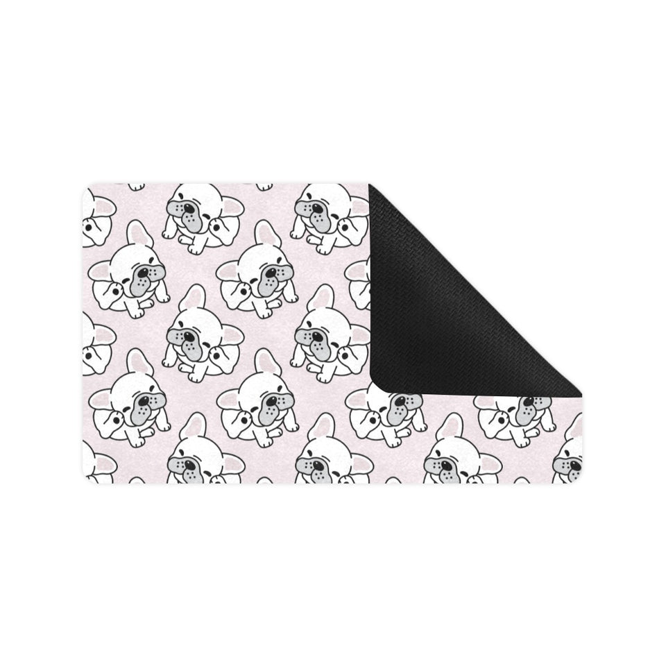 Cute french bulldog pattern Doormat