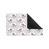 Cute french bulldog pattern Doormat