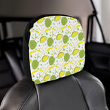 Durian pattern background Car Headrest Cover