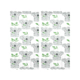 Hand drawn Koala leaves pattern Gauze Curtain