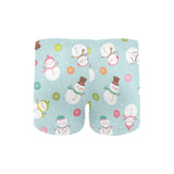 Cute snowman snowflake pattern Men's Swimming Trunks