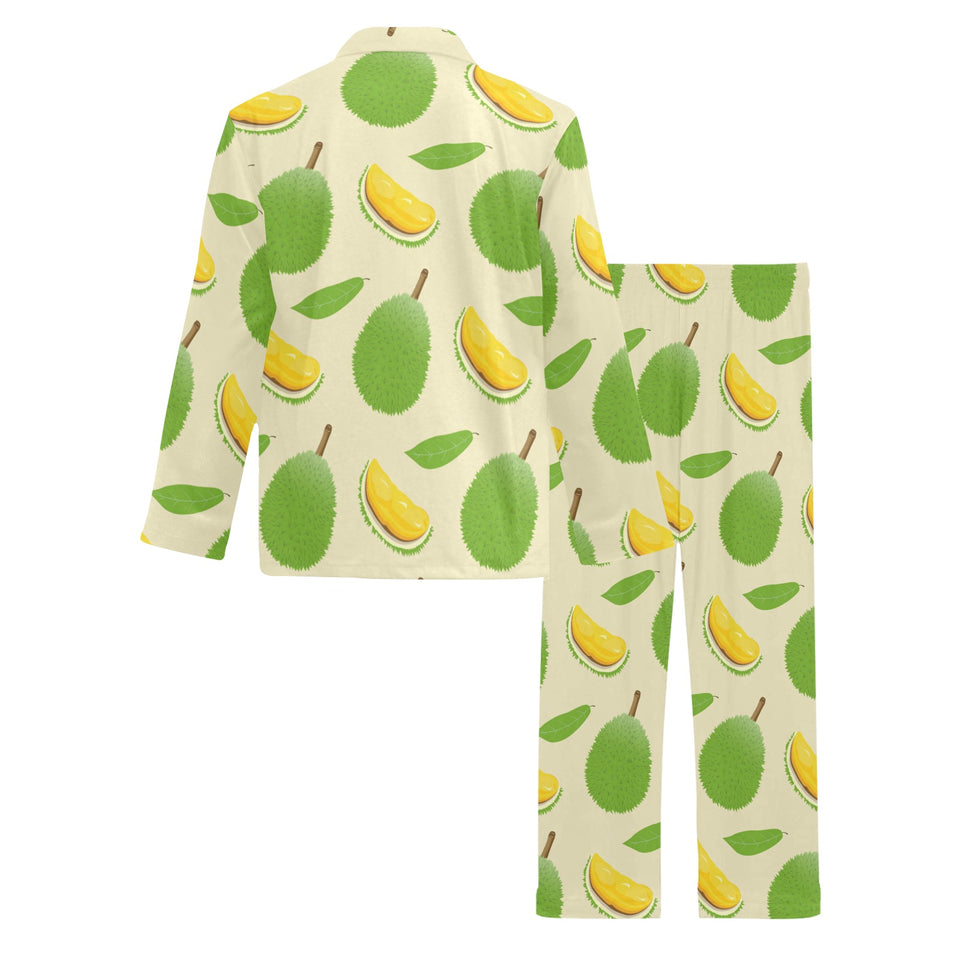 Durian pattern Men's Long Pajama Set