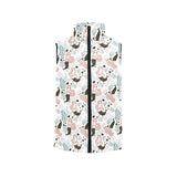 cute mermaid pattern Men's Padded Vest