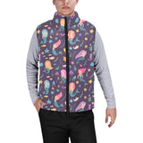 beautiful mermaid Fish jellyfish algae other marin Men's Padded Vest