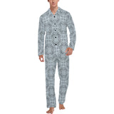 Traditional indian element pattern Men's Long Pajama Set