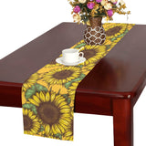 Sunflower pattern Table Runner
