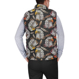 Eagle Pattern Print Design 05 Men's Padded Vest