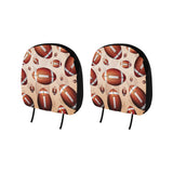 American football ball design pattern Car Headrest Cover