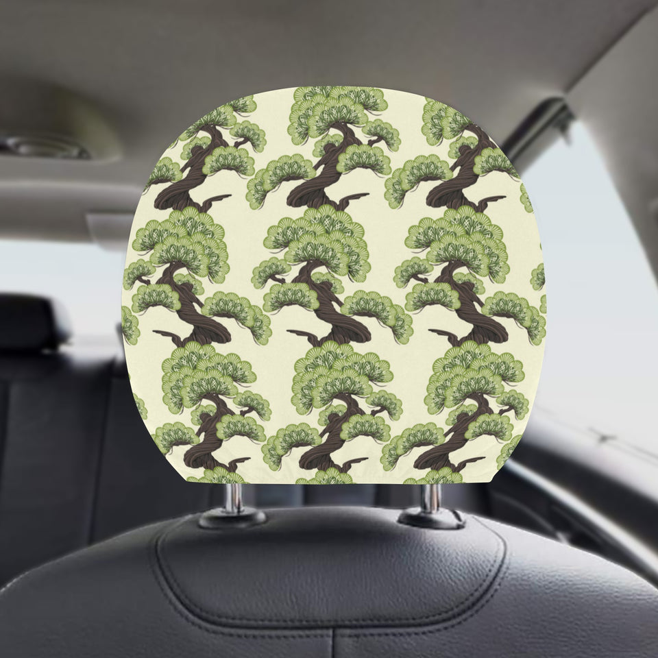 Bonsai pattern Car Headrest Cover