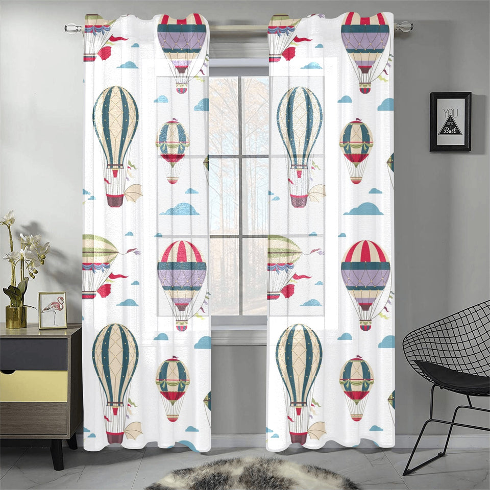 Hot air balloon pattern Gauze Curtain
