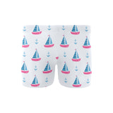 Sailboat anchor pattern Men's Swimming Trunks