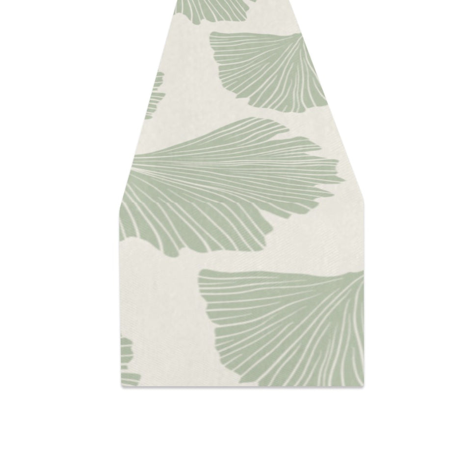 Ginkgo leaves pattern Table Runner