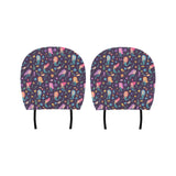 beautiful mermaid Fish jellyfish algae other marin Car Headrest Cover