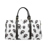 Ninja pattern plaid background Travel Bag