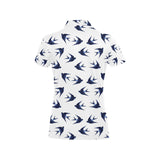 Swallow Pattern Print Design 03 Women's All Over Print Polo Shirt