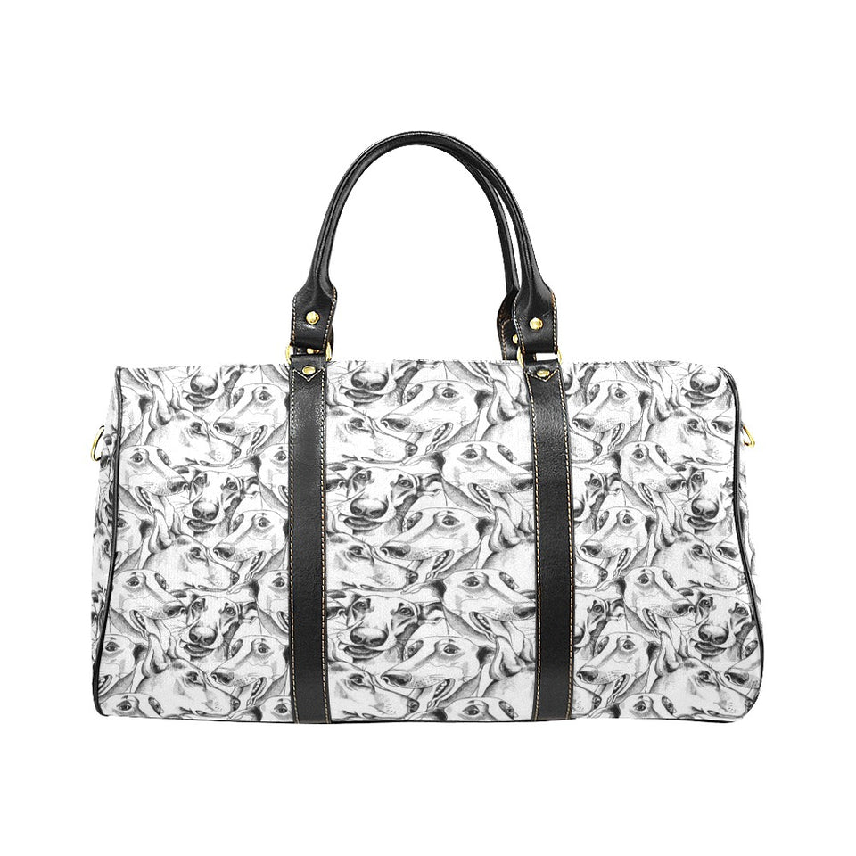 Greyhound Pattern Print Design 01 Travel Bag