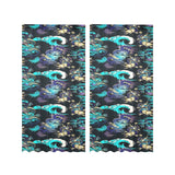 Dragon sea wave pattern Gauze Curtain