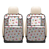 Cake cupcake design pattern Car Seat Back Organizer
