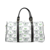 Hand drawn Koala leaves pattern Travel Bag