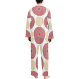 Circle indian pattern Men's Long Pajama Set