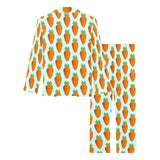 Carrot Pattern Print Design 03 Women's Long Pajama Set