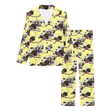Ostrich Pattern Print Design 04 Women's Long Pajama Set