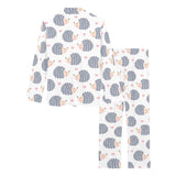 Hedgehog Pattern Print Design 04 Women's Long Pajama Set