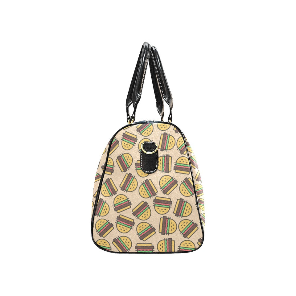 Hamburger Pattern Print Design 01 Travel Bag