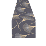 Gold ginkgo leaves Table Runner