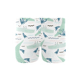 Crocodile diver pattern Men's Swimming Trunks