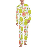 Guava pattern Men's Long Pajama Set