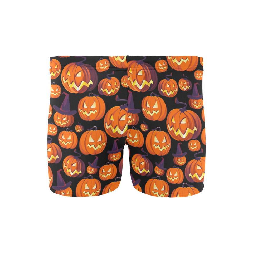 Halloween Pumpkin pattern Men's Swimming Trunks