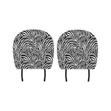 Zebra skin pattern Car Headrest Cover