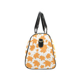 Orange Maple Leaf pattern Travel Bag