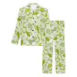 Cute frog dragonfly pattern Men's Long Pajama Set