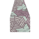 Spider web cobweb design color pattern Table Runner