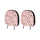 Colorful donut pattern Car Headrest Cover