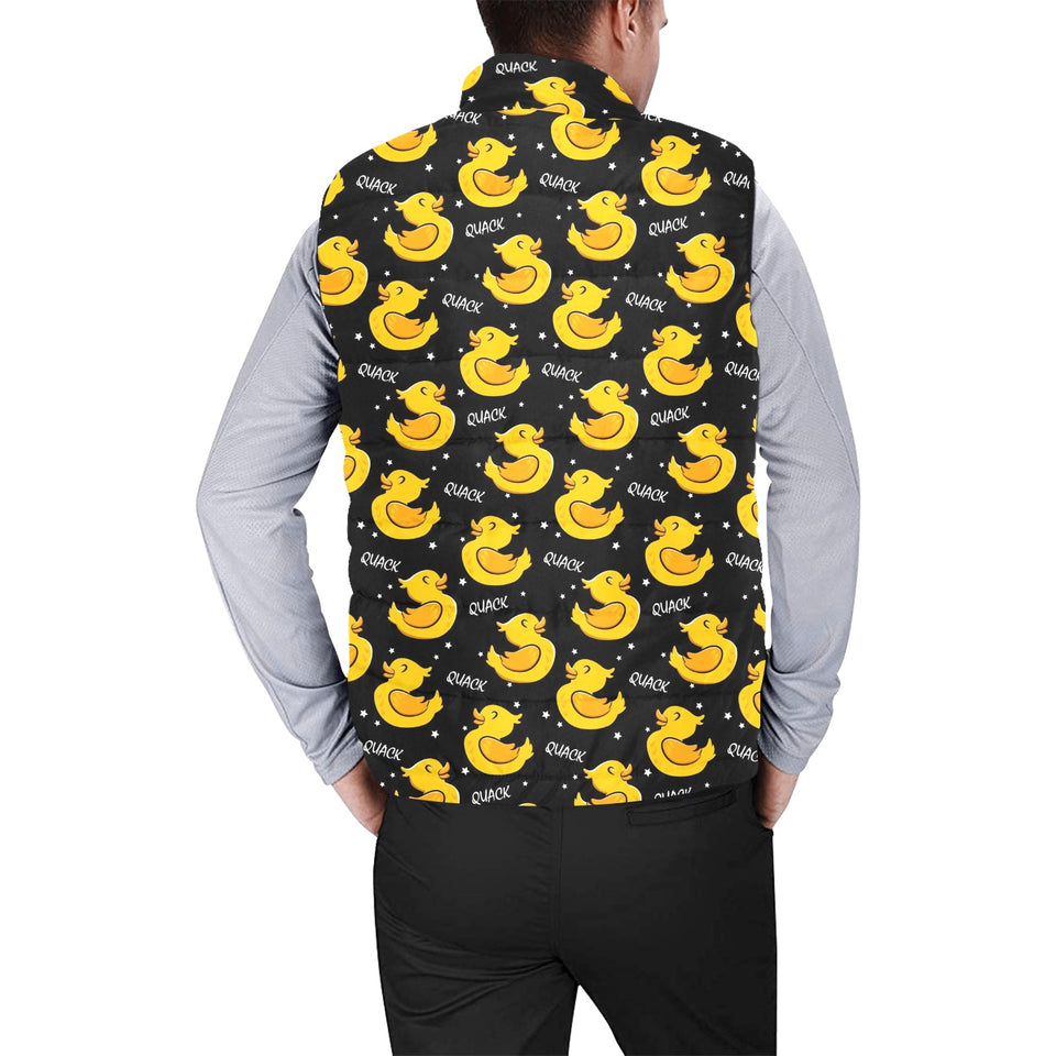 Duck Pattern Print Design 05 Men's Padded Vest