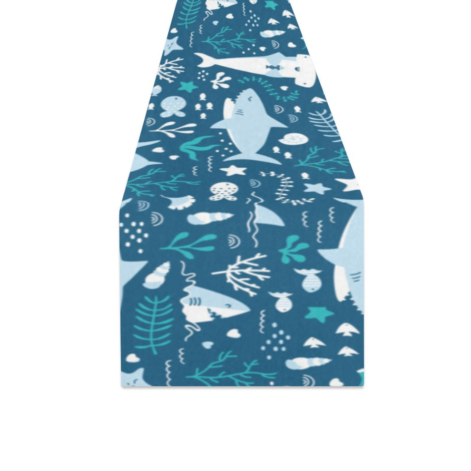 Cute shark pattern Table Runner