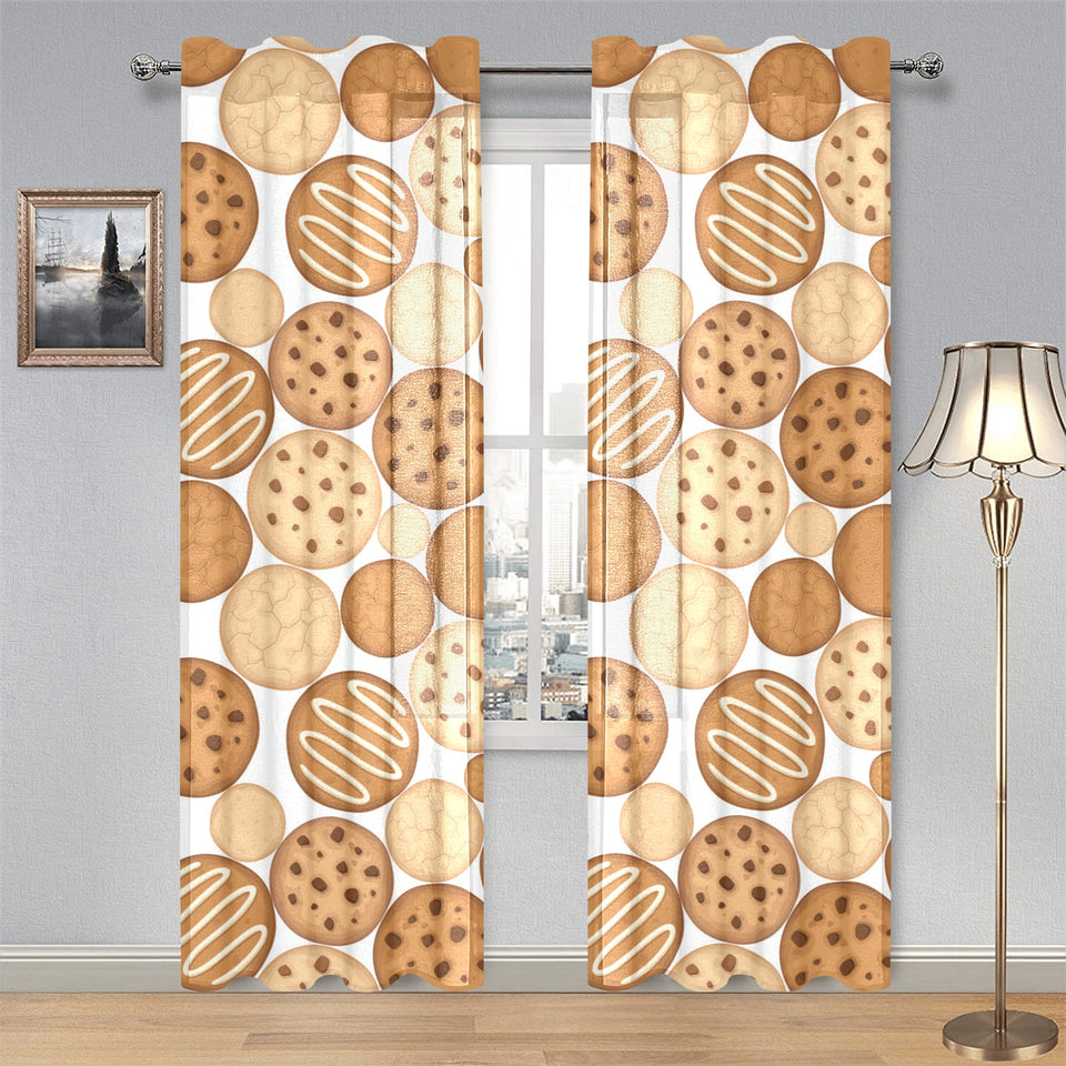 Various cookie pattern Gauze Curtain