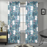 Cute rabbit pattern Gauze Curtain