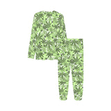 Canabis Marijuana Weed Pattern Print Design 01 Kids' Boys' Girls' All Over Print Pajama Set