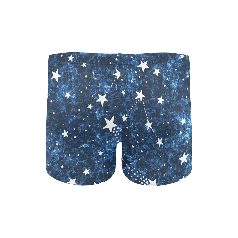 Night sky star pattern Men's Swimming Trunks