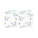 Cute elephant mouse pattern Doormat